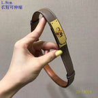 Adjustable Leather Belt 18MM